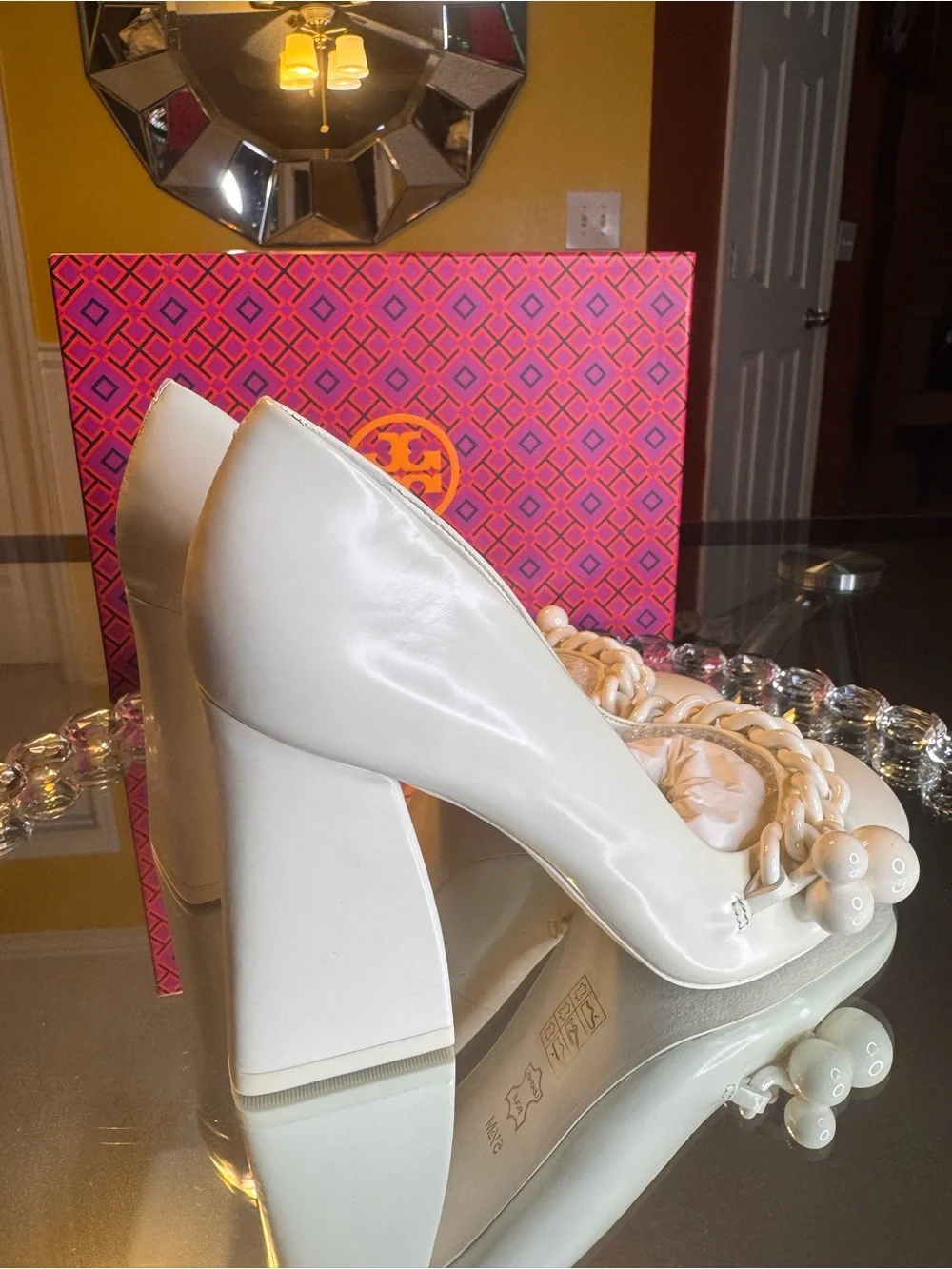 NWT Tory Burch Women's Addison High Block Heel Pumps. Size 5.5